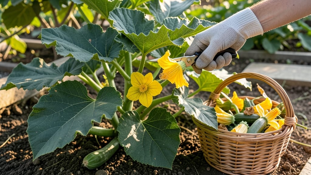 When to Pick Zucchini Flowers: Harvest Timing for Maximum Pollination Success