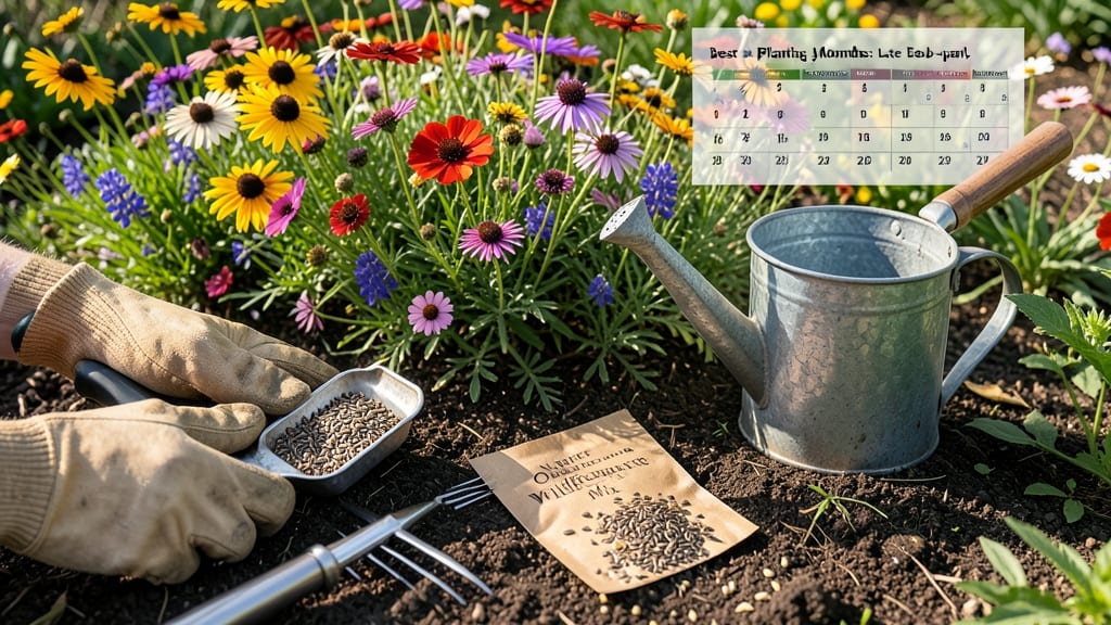 When to Plant Wildflower Seeds in Oklahoma: Best Months by USDA Zone for Fast Germination