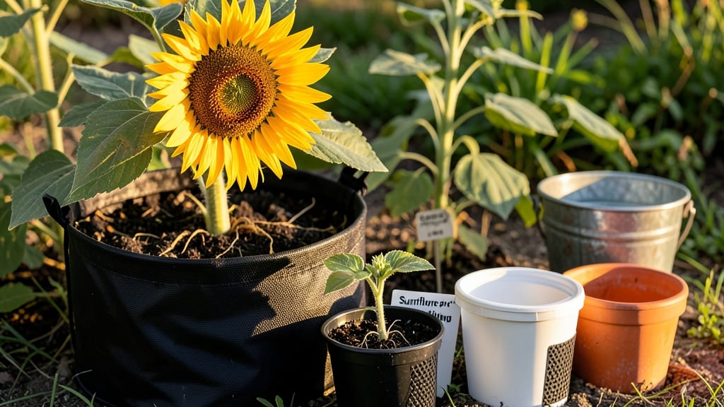 How Big of a Pot Do Sunflowers Need: Minimum 12-Inch Diameter for Stable Growth