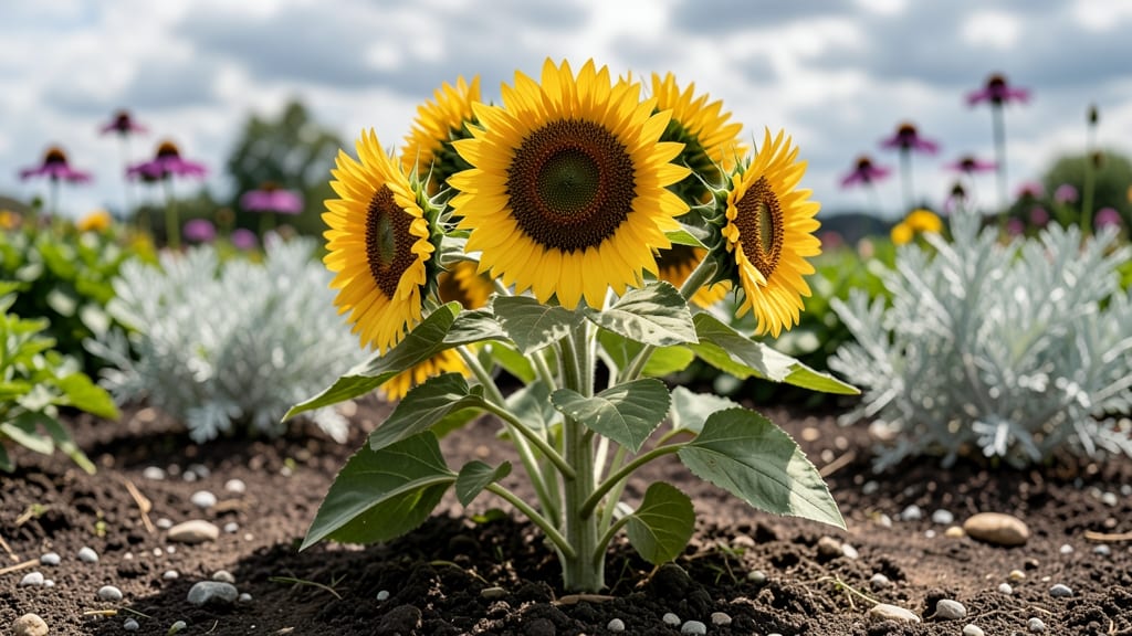 How Tall Do Teddy Bear Sunflowers Grow: Exact Heights for Garden Spacing & Support Needs