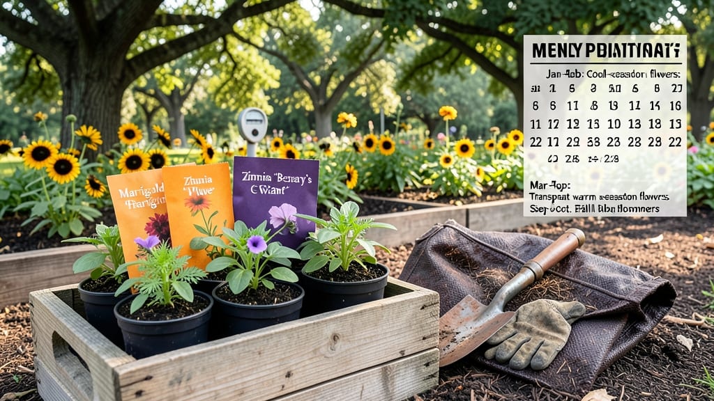 When to Plant Flowers in Alabama: USDA Zone 7b-8b Planting Calendar for Zero-Frost Success