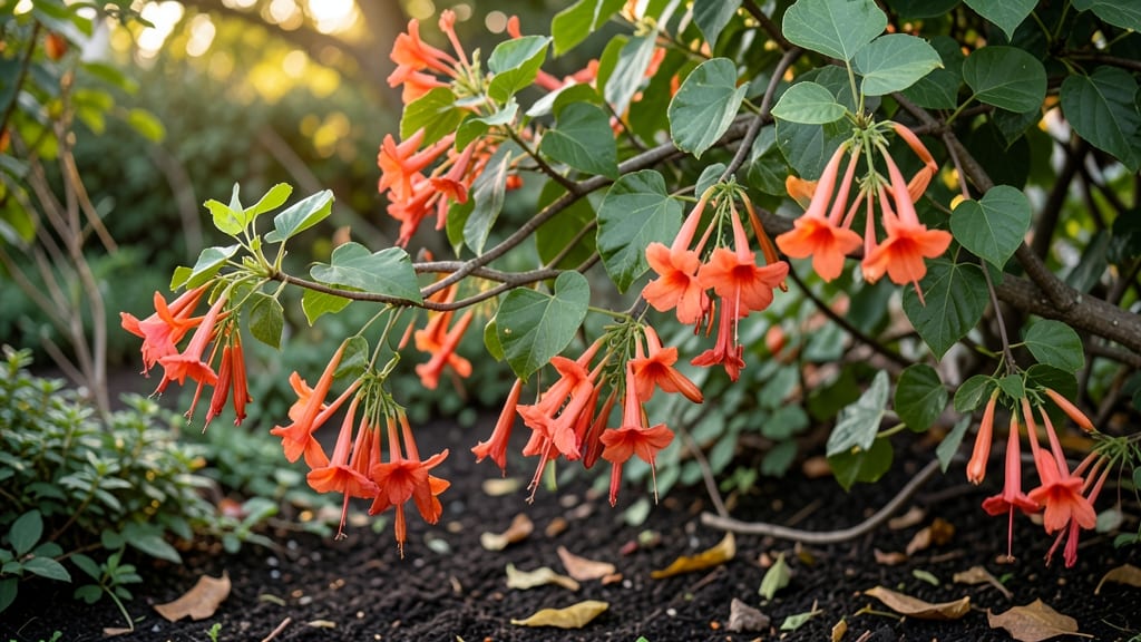 Orange Trumpet Vine Flowering Season: USDA Zone Timing for Year-Round Color