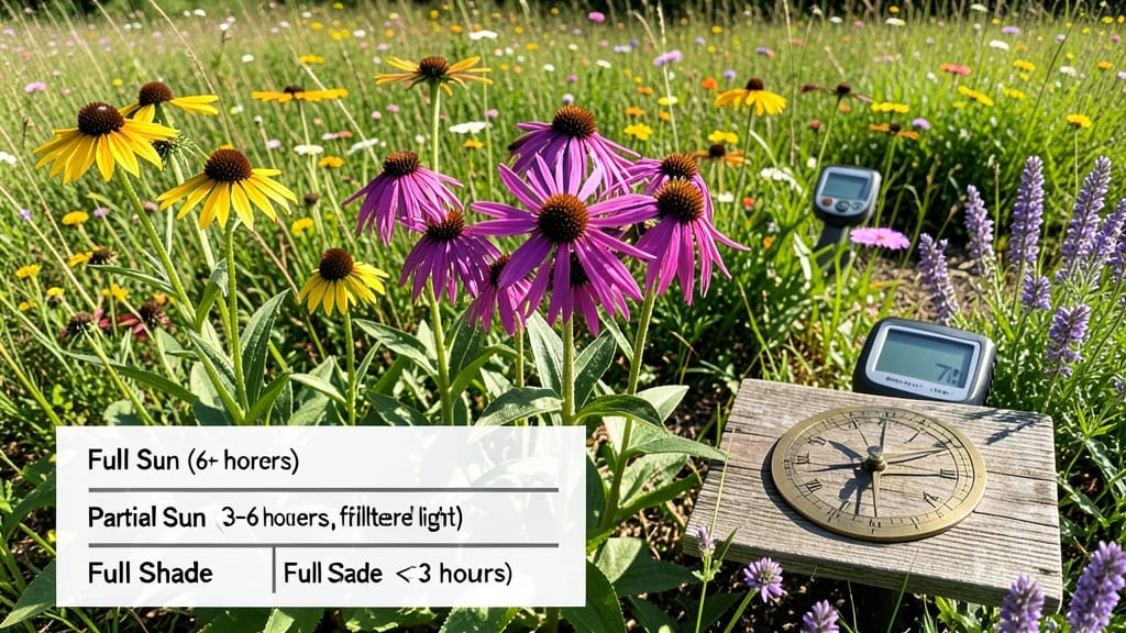 How Much Sun Do Wildflowers Need: Light Requirements by Type and Climate Zones