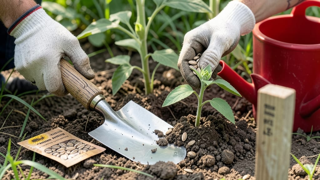 How to Plant Sunflower Seeds: Perfect Depth and Spacing for Fast Germination