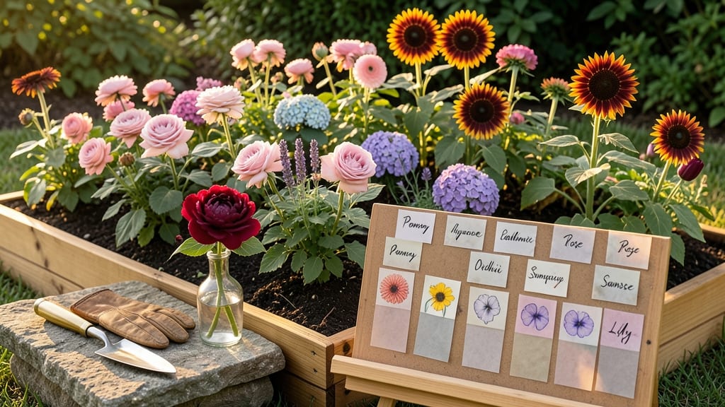 Differen Types of Flowers: Seasonal Color Palettes for Garden Design